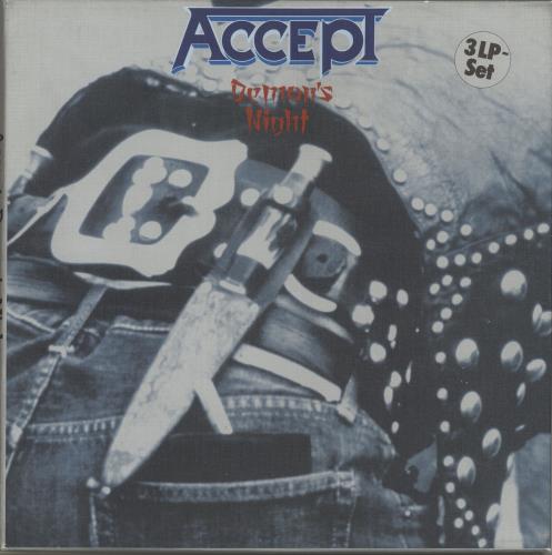Accept Demon's Night 3LPBOXセット スペイン盤 Accept Demon's Night Spanish Vinyl Box Set (695411)